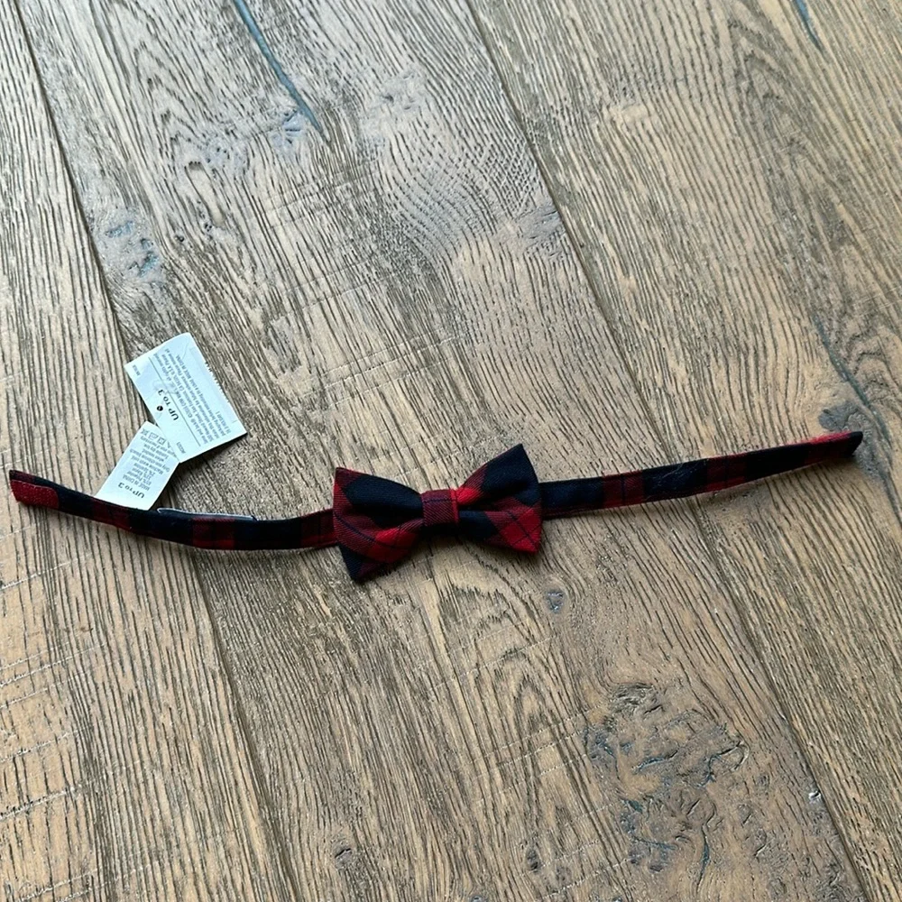 Holiday bow tie and scarf